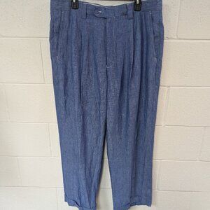 Men's Inserch 100% Linen Trousers, 38/30